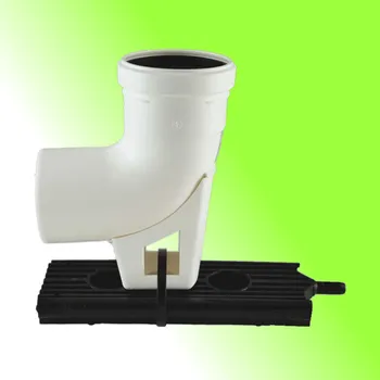 Kouřovod REGULUS Koleno 90° patní pr. 80, včetně držáku do komína