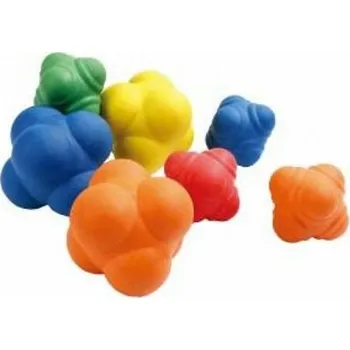 Reakční neposlušný míček 7cm žlutý