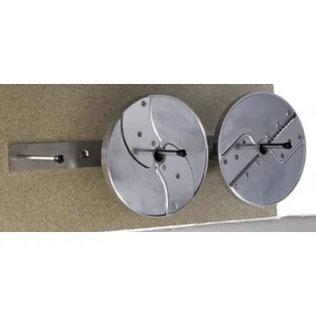 Domácí spotřebič Nástěnný držák 6 disků nerezový