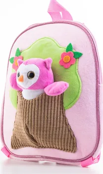 Dětský batoh G21 Batoh s plyšovou sovičkou růžový