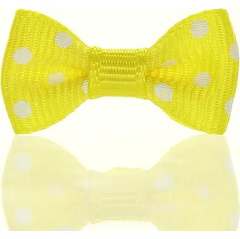 Stuha Mašlička puntík světle žlutá
