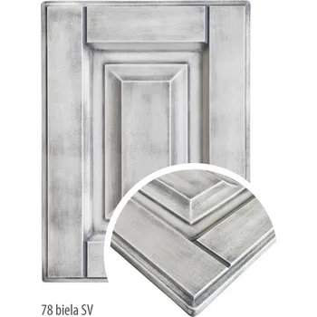 Kuchyňská skříňka SD Patina šedá Vintage, fólie bílá