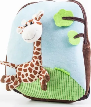 Dětský batoh G21 Batoh s plyšovou žirafou modrý