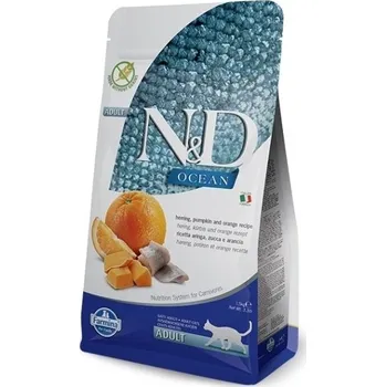Krmivo pro kočku N&D Ocean Cat GF Adult Herring/Pumpkin/Orange