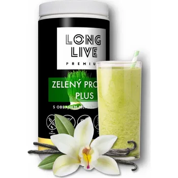 Protein ZELENÝ PROTEIN PLUS LONGLIVE PREMIUM vanilka 690g