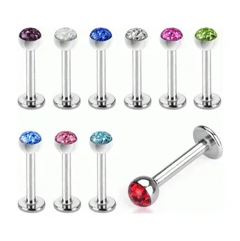 Piercing Steel Edge Piercing do brady S06 Barva: Červená