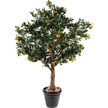 umělá květina Luxusní umělý strom POMERANČOVNÍK, 210cm