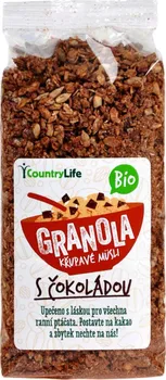 Country Life Granola Křupavé müsli s čokoládou Bio 350 g