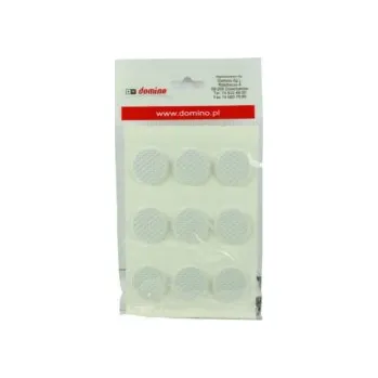 Podložka pod nábytek Protiskluzová podložka d25 bílá 9ks