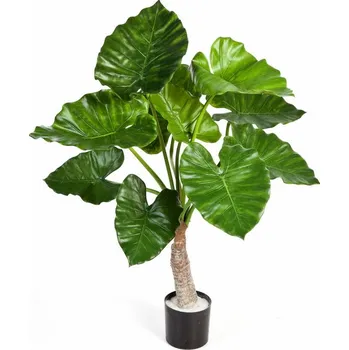umělá květina Luxusní umělá květina ALOCASIA CALIDORA X 10, 80 cm