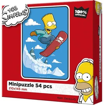 Puzzle Puzzle The Simpsons - Bart na snowboardu