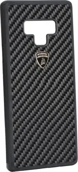 Pouzdro na mobilní telefon Lamborghini Elemento-D3 Original S-Skin Case pro Samsung Galaxy Note 9 černé