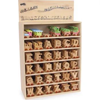 Vláček a vláčkodráha small foot Vláček vláčkodráhy abeceda 1 ks