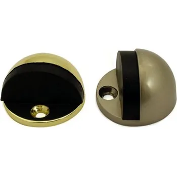 Dveřní kování Zarážka kulatá dveří 45x25 chrom