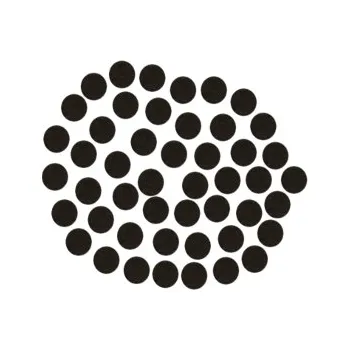 Podložka pod nábytek Filcová podložka d12 černá - 50 ks