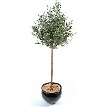 umělá květina Luxusní umělý strom OLIVOVNÍK HEAD, 130cm