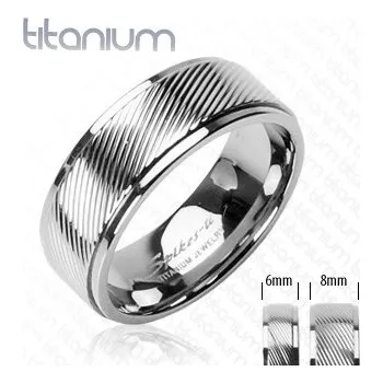 Prsten Steel Edge Titanový prsten Spikes SEHRTI0350 velikost: 67