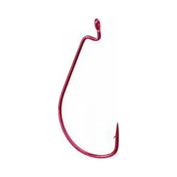 Rybářský háček Gamakatsu Háčky Worm Offset EWG Red vel. 4