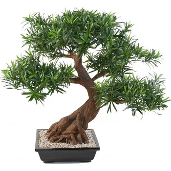 umělá květina VertEspace Luxusní umělý strom PODOCARPUS BONSAI, 78cm