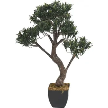 umělá květina Luxusní umělý strom PODOCARPUS, 90cm