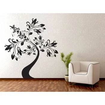 Samolepící dekorace Strom plný života samolepka na zeď 71 x 80 cm