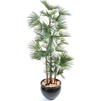 umělá květina Luxusní umělá palma Livistonia, 140cm