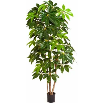 umělá květina Luxusní umělý strom OBŘÍ SCHEFFLERA STROM, 220 cm