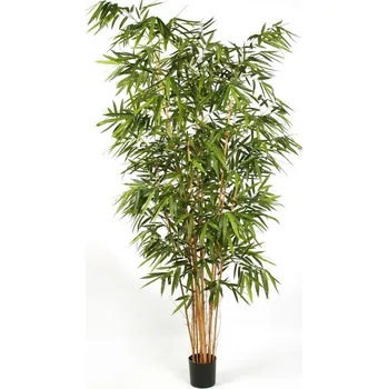 umělá květina Luxusní umělý bambus BAMBUS VELKÝ LIST, 270 cm