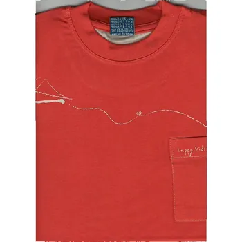 Chlapecké tričko Dětské tričko PO-2048, krátký rukáv, červená, vel. 134