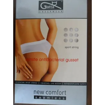 Kalhotky SPORT STRING-kalhotky GATTA white-bílé M