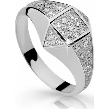 Prsten Steel Edge Stříbrný prsten se zirkony 2310 velikost: 52