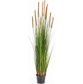 umělá květina Luxusní umělá travina FOXTAIL TRÁVA S BROWN FL, 150 cm