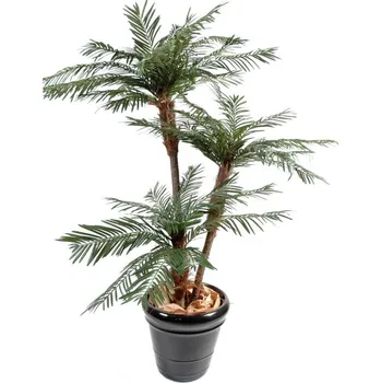 umělá květina Luxusní umělá palma 3 kmeny, 230cm
