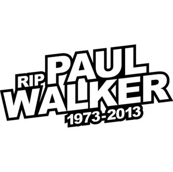 Samolepicí dekorace na vozidlo Samolepka RIP Paul Walker na auto a motorku, tuning nálepka (1779)