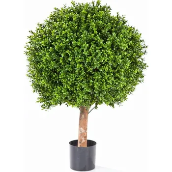 umělá květina Luxusní umělý strom BUKSUS KOULE, 80 cm