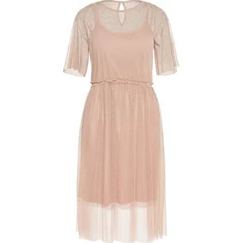 Dámské šaty Vero Moda Linna 2/4 Misty Rose