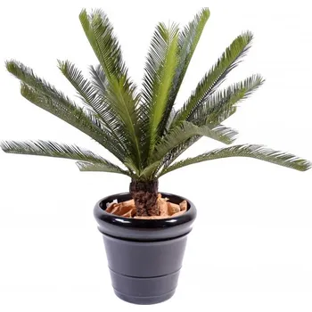 umělá květina Luxusní umělá palma Cycas palma s kmenem, 100cm