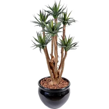 umělá květina Luxusní umělý kaktus AGAVE na kmenech, 72cm