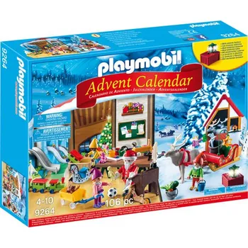 Stavebnice Playmobil Playmobil 9264 Adventní kalendář Santa Claus a jeho dílna