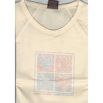 Dívčí tričko s krátkým rukávem PO-3055, žlutá, vel. 146