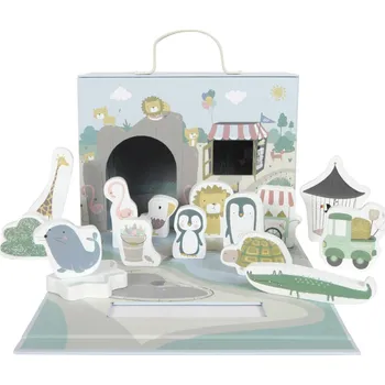 Dřevěná hračka Tiamo Little Dutch Rozkládací Zoo