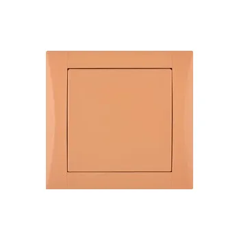 vypínač spínač č.6 ELEGANT - brosk.oranžová, komplet