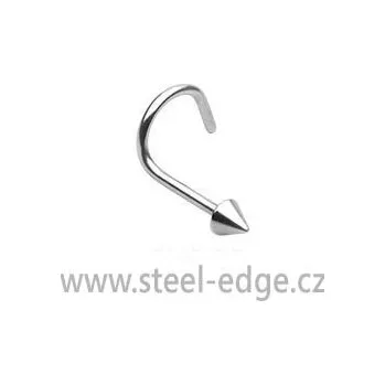 Piercing Steel Edge Piercing do nosu18 hrot Rozměry mm: 1*7*2,25
