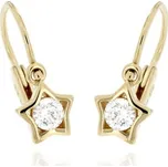 Zlatnictví U Kostela Zlaté dětské náušnice bílé hvězdičky 5240 331777947