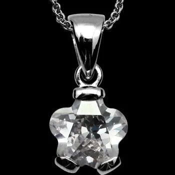 Přívěsek Steel Edge Přívěsek na řetízek se zirkonem 002-cr