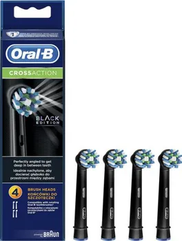 Náhradní hlavice k elektrickému kartáčku Oral-B EB 50-4 Cross Action Black 4 ks