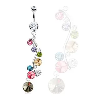 Piercing Steel Edge piercing pupík 12934