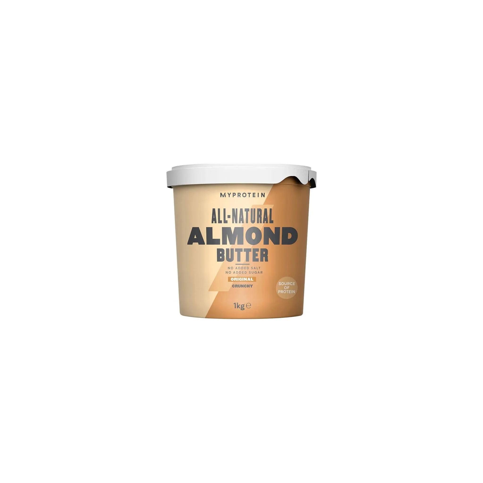 Fotografie 1 -  Myprotein Mandlové máslo 1000 g s kousky