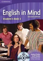 English in Mind Level 3 Students Book with DVD - Herbert Puchta (2010, brožovaná)