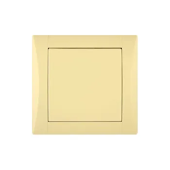 vypínač spínač č.6 ELEGANT - vanilk.žlutá, komplet